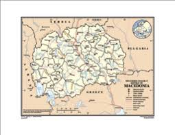 North macedonia political map with capital skopje, borders, important cities. Nordmazedonien Landkarten Ecoi Net