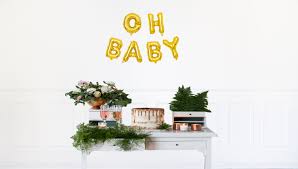 Oh Baby Gold Balloons Oh Baby Shower Theme Oh Babies Baby Etsy