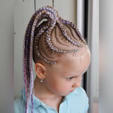 To lift basic hairdos like puffs or ponytails, you can build afro hairstyles. 25 Simple And Beautiful Hairstyle Braids For Children Thrivenaija