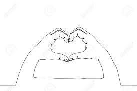 Find the perfect hand one line drawing stock photos and editorial news pictures from getty images. One Line Hands In Love Gesture Continuous Line Drawing Of Hand Royalty Free Cliparts Vectors And Stock Illustration Image 127855426