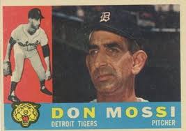 Don Mossi 1960 Topps #418b Base Price Guide