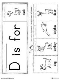 Letter D Beginning Sound Flipbook Printable Letter D Worksheet Letter D Alphabet Preschool