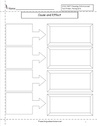 Cause And Effect Worksheets