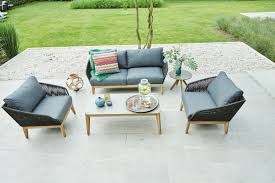 Suns Athos Sofa Set Suns Grey Collection Outdoor Furniture Sets Outdoor Sectional Sofa Furniture