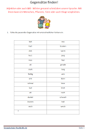 Arbeitsblätter mathe klasse 2 uhrzeit arbeitsblätter nomen arbeitsblätter kostenlos 1 klasse deutsch. Grundschule Nachhilfe De Arbeitsblatt Deutsch Klasse 2 Gegensatze Finden Adjektive Passend Zuordnen