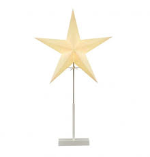 Seden kommer från tyskland där den ursprungligen var en del i den herrnhutiska traditionen. Pappersstjarna Pa Vit Fot 70cm Adventsstjarnor Konstsmide Lampgallerian Se