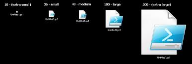 Now go ahead and select large, medium, or small icons according to your preference. Windows Change Desktop Icon Size In Powershell Itectec