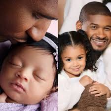 Singer Usher with his daughter Sovereign😍😍