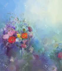 Now available in large edition. Abstract Flower Painting Vase With Still Lift Bouquet Of Vintage Stock Photo Picture And Royalty Free Image Image 43544081