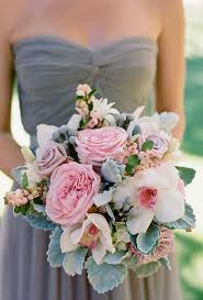 This bouquet is made with artificial orchids. Real Weddings Summer Wedding Bouquets Spring Wedding Bouquets Bride
