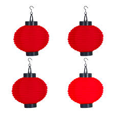 Perfect for decorating shrubs, trellis, parasols & doorways. Pure Garden Outdoor Solar Chinese Lanterns Led Set Of 4 Walmart Com Walmart Com