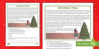 Introduction to the improving reading comprehension in kindergarten through 3rd grade practice guide. Third Grade Christmas Trees Reading Passage Comprehension Activity