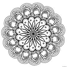 Dessins gratuits a colorier coloriage mandalas fleurs a. Coloriage Flowers Mandala Fleurs 2018 Jecolorie Com