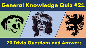 These funny questions are neither personal nor political, so they won't make anyone uncomfortable. General Knowledge Quiz 21 20 Trivia Questions And Answers Youtube