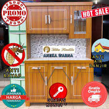 Desain minimalis nampaknya akan selalu menjadi desain favorit keluarga untuk merancang baik sebuah bangunan atau perabotan. Harga Lemari Dapur Terbaik Perlengkapan Aksesoris Dapur Perlengkapan Rumah Juni 2021 Shopee Indonesia