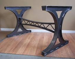 Pin By Ben Loff On Dining Table Bases In 2020 Steel Dining Table Metal Table Base Metal Table Legs