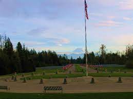 Memorial day and veterans day both have numerous flags lining the roads inside the cemetery, making it even more inspiring. Tahoma National Cemetery Posts Facebook