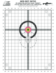 25 yard zero target printable fill online printable fillable blank pdffiller