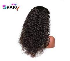 باروكة شعر طبيعى كيرلى cheap human hair brazilian human hair lace front wigs