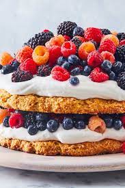 Summer Berry Stacked Shortcake Recipe Recipe Desserts Summer Fruit Desserts Baking