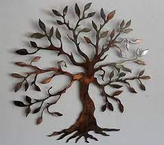 Olive Tree Of Life Metal Wall Art Copper 40 Ebay Metal Tree Wall Art Outdoor Metal Wall Art Tree Wall Decor