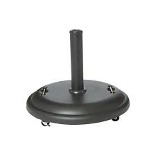 Homebase garden furniture parasol base. Cement Parasol Base With Wheels In Black 25kg