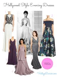 Old Hollywood Dresses 1930s 1940s 1950s Vintage Hollywood Evening Gowns Glamour Dress Hollywood Dress