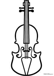 Скрипка нарисовать