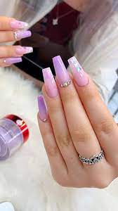 Hi lovelies, this is everything i know about polygel. T H Nails Ombre Glitter Butterfly Diamond Facebook