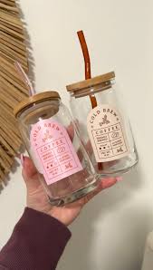 Aesthetic Beer Can Glass