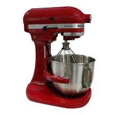 The kitchenaid heavy duty mixer equipment was created by kitchen appliance company kitchenaid. Kitchenaid Heavy Duty 5kpm5 Kuchenmaschine Empire Rot Gunstig Kaufen Ebay