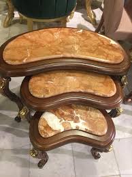 سيت طبلة سطح مرمر طبيعي 3 قطع خشب زان المطبخ الايطالي في بابلitalian Kitchen In Babylon Facebook