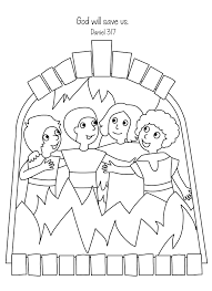 Amazing Fiery Furnace Coloring Page Shadrach Meshach And Abednego In The Bible Bible Coloring Pages Coloring Pages Bible Coloring