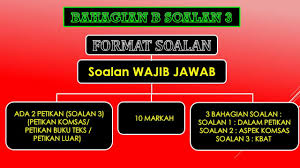 Pt3 yang diperkenalkan pada tahun 2014 membuka lembaran baharu apabila tiada lagi soalan objektif dalam ujian bertulis bagi semua mata pelajaran, sebaliknya. Teknik Menjawab Soalan Pemahaman Bahasa Melayu Tingkatan 3 Youtube