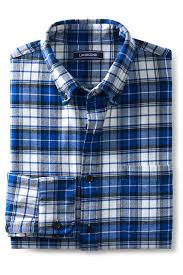 Black And Gold Flannel Shirt Mens Lands End Men S Traditional Fit Long Sleeve Pattern Flagship Flannel Shirt Mazarine Blue White Plaid Mens Shirt Dress Mens Outfits Color Trends Fashion