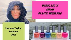 And it's basically my job to know what's out there, what's new, and what's happening in the industry. Morgan Taylor Summer 2021 Feel The Vibes Nail Polish Collection Swatches And Comparisons Youtube
