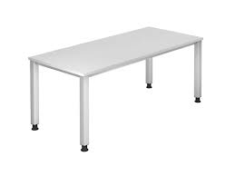 Schreibtisch 180 X 80 Cm Gestell Silber Hohenverstellbar 68 81 Cm 6 Dekore Ebay In 2020 Schreibtisch Haus Deko Tisch