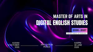 Master of Arts in Digital English Studies