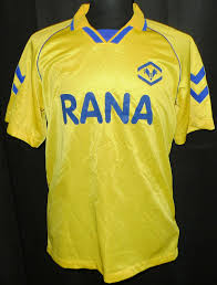 Chievo verona play in competitions Hellas Verona F C Weg Fussball Trikots 1990 1991