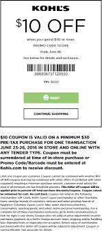 10 Off 30 At Kohls Or Online Via Promo Code Score Kohls Coupons Shopping Coupons Coupons