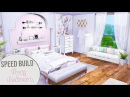 The Sims 4 Speed Build Fancy Bedroom With Walk In Closet Cc Links Youtube Fancy Bedroom Sims House Bedroom Wall