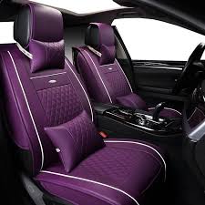 New Pu Leather Auto Universal Front Back Car Seat Covers For Chery A3 A5 3 Tiggo 5 Cowin E5 F1 T11 Geely Leather Car Seats Car Seats Leather Car Seat Covers