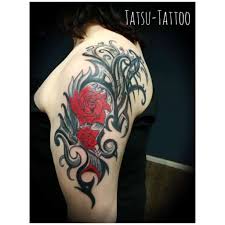 A wide variety of tattoo tribal rose options are available to you, such as temporary. Top 61 Tribal Rose Tattoo Ideas 2021 Inspiration Guide