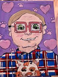 painting of McCormick waltzers tramore amusement park