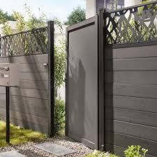 Portillon Aluminium Idaho Noir H 165 Cm En 2020 Portillon Aluminium Portillon Jardin Portillon