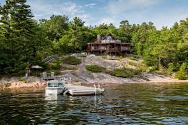 twin pines on mowat island georgian bay ontario canada private islands for sale private island island house styles