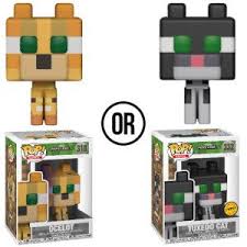 Funko Pop Minecraft Ocelot Chase Figure Tuxedo Cat Funko Pop Funko Pop Dolls Funko