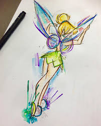 118 Likes 5 Comments Ladychappelletattoos On Instagram Another Tink For Tomorrow Disneytattoo Disneytatt D Disney Tattoos Disney Art Disney Drawings