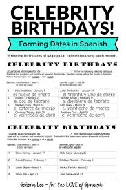Forming Dates In Spanish Fun Calendar Activity To Learn How To Express La Fecha En Espanol Form Dat Learn Spanish Online Date In Spanish Learning Spanish