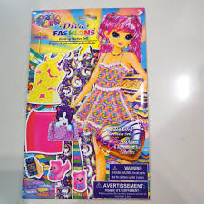 Brandnew authentic Lisa Frank pretend play mix and match diva fashions  sticker dress up doll, Hobbies & Toys, Toys & Games on Carousell